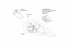 SELLE FIZIK TERRA ALPACA X5 + TOOL KIT -PIECES DE CADRE Soldes A22SADFIZALPATOOL 3 2000