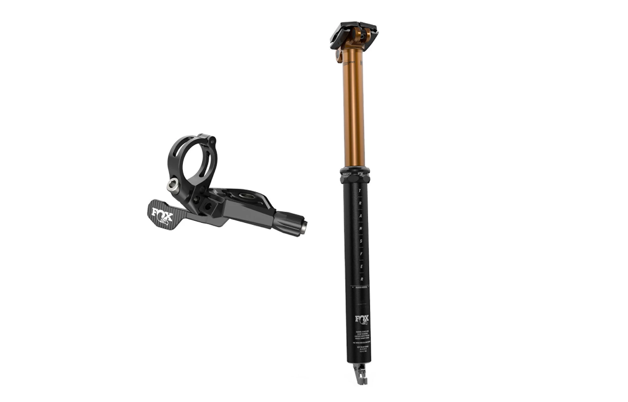 TIGE DE SELLE FOX TRANSFER FACTORY KASHIMA 31.6MM 125MM + LEVIER 1 TIGE DE SELLE FOX TRANSFER FACTORY KASHIMA 31.6MM 125MM + LEVIER